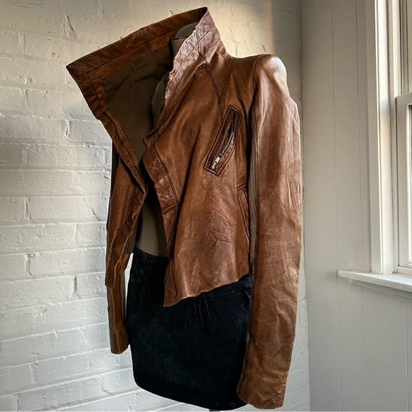 Rick Owens Leather Jacket - Picture 8 of 15